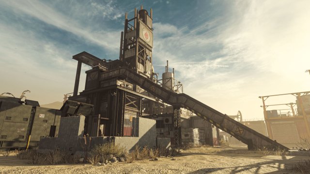 A screenshot of the classic CoD map Rust in MW3.