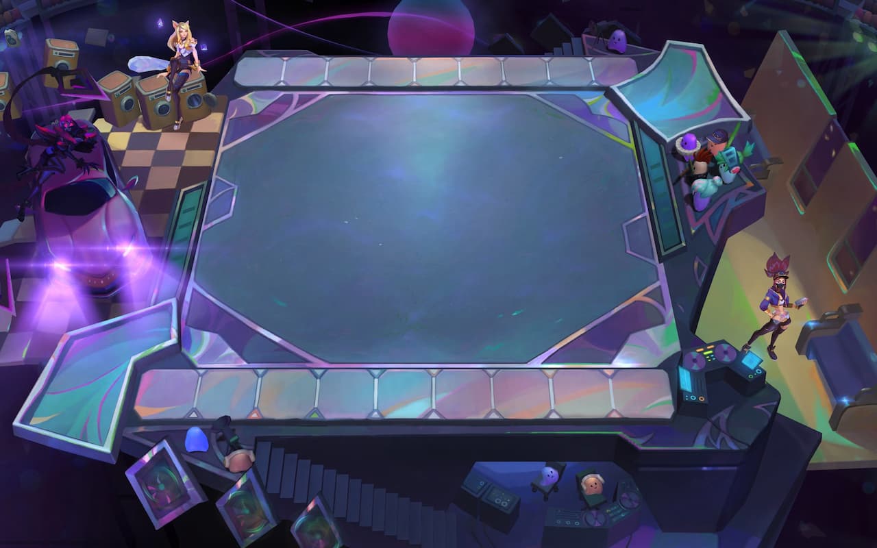 K/DA arena in TFT Set 10