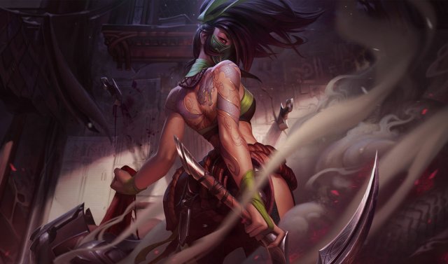 akali base skin league of legends