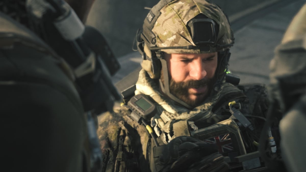 Captain Price in MW3 campaign cutscene