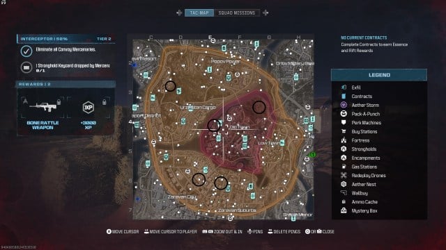 MWZ: Blood Burner spawn locations