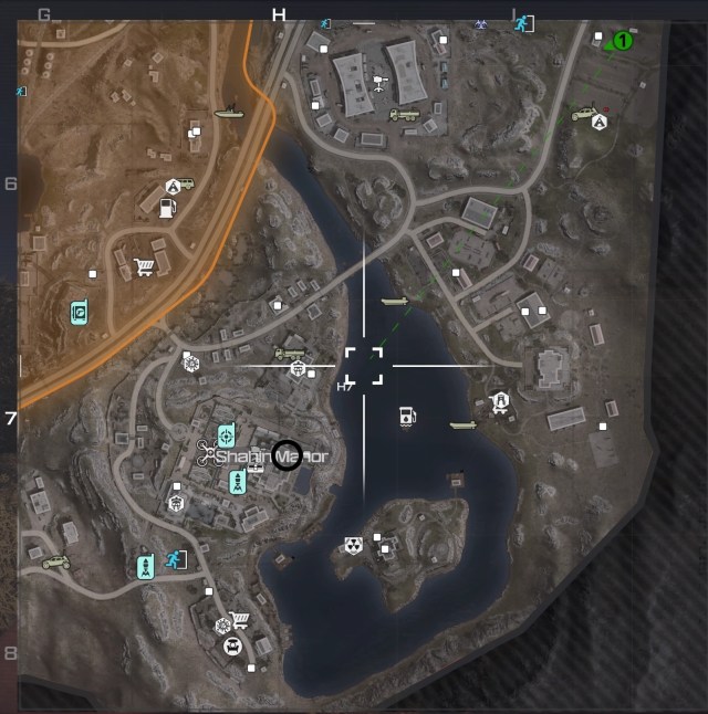 Shahin Manor Vault location in MWZ