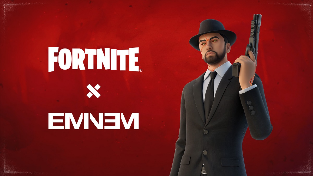 Fortnite x Eminem collaboration art.