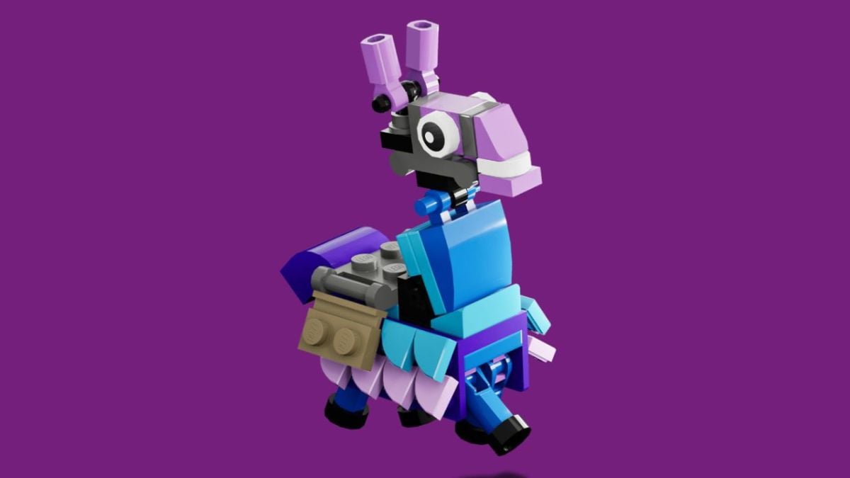 A lego creature in Fortnite