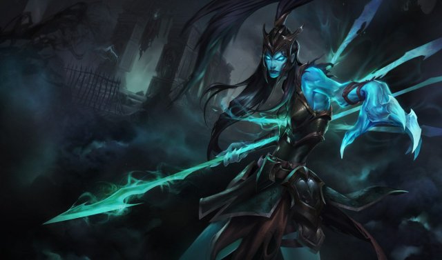 Kalista's splash art in League of Legends