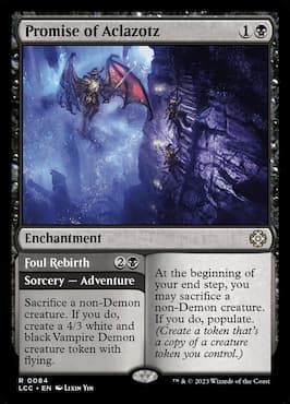 Vampire with wings flying high above in caverns by ladder