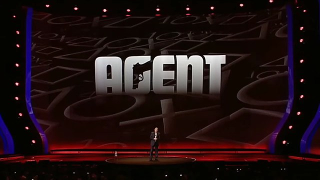 Rockstar's Agent announced at Playstation's 2009 E3 conference. Image via TrueGamingVault YouTube.