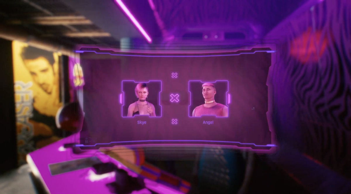 The Love Doll options from Automatic Love in Cyberpunk 2077