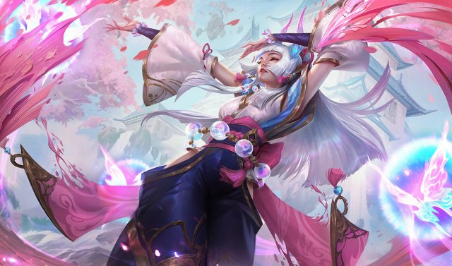 Spirit Blossom Syndra splash art