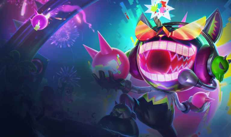 Image of digital Ziggs in TFT Set 10