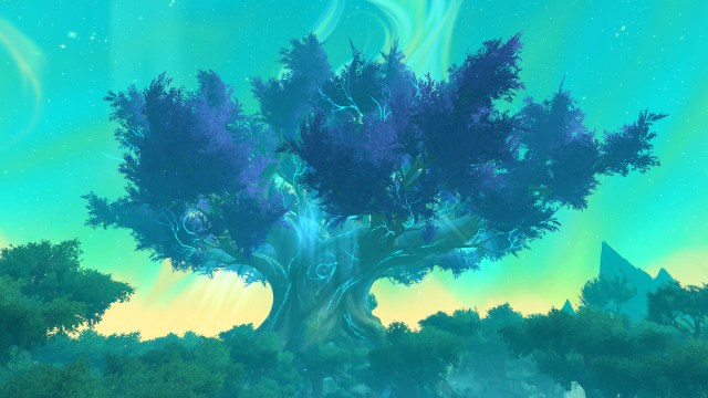 A big tree in Amirdrassil, WoW's new raid