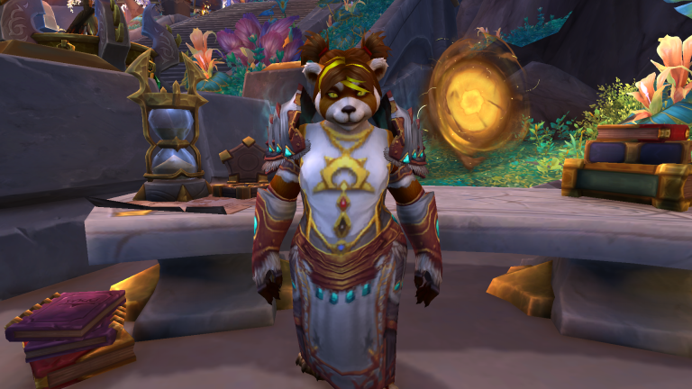 Lindormi NPC standing in Valdrakken in WoW