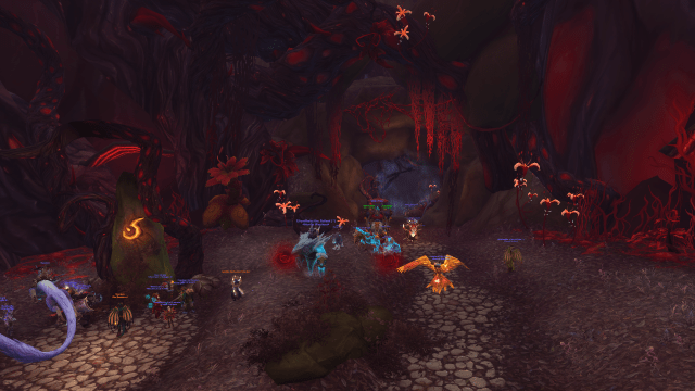 Entrance to Darkheart Thicket in WoW