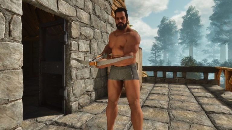 character holding bow in ark survival ascended