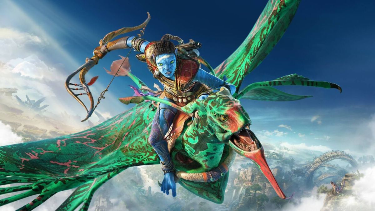 na'vi riding creature in avatar: frontiers of pandora