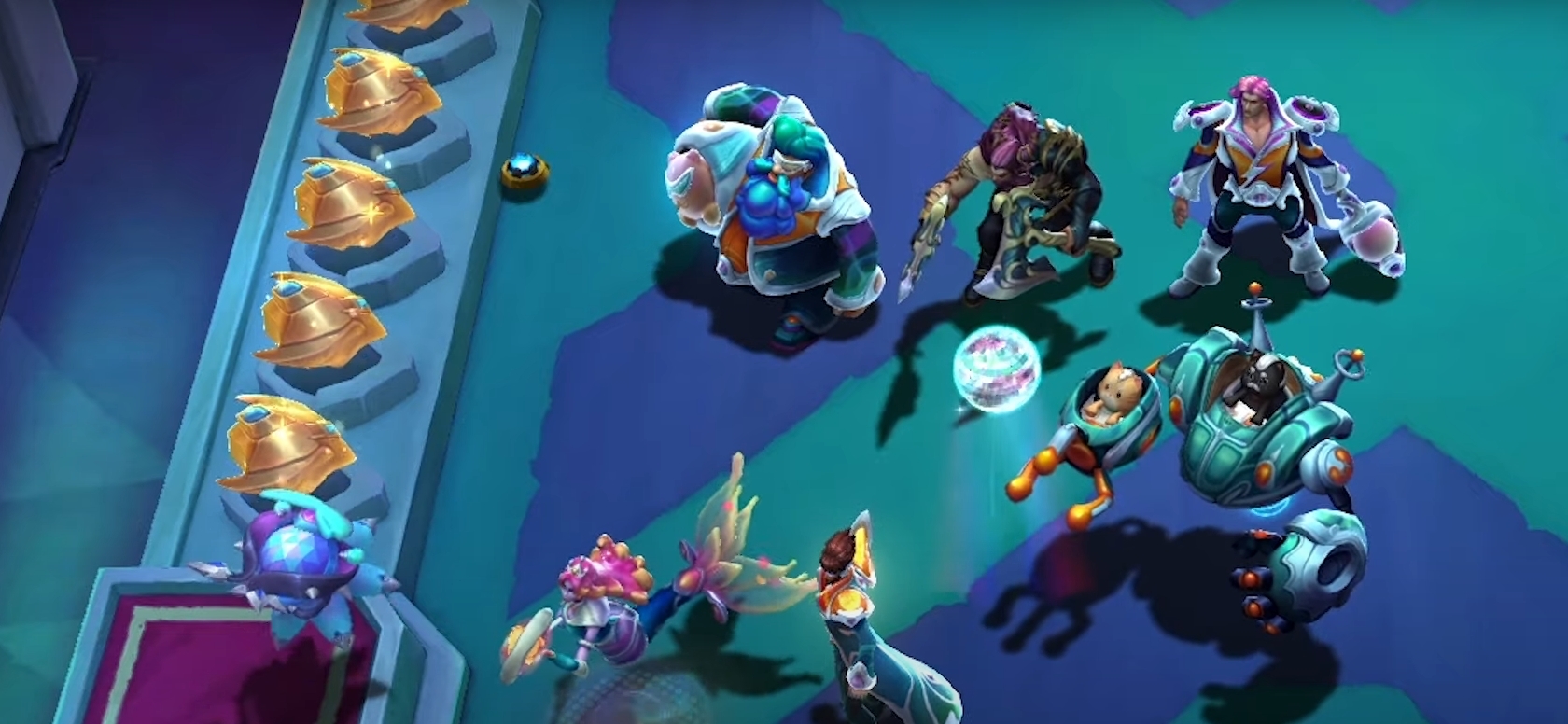 TFT Set 10 champions on battlefield