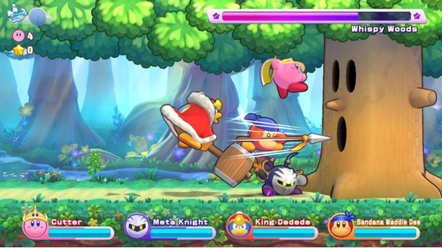 players attacking in kirby's return to dream land deluxe