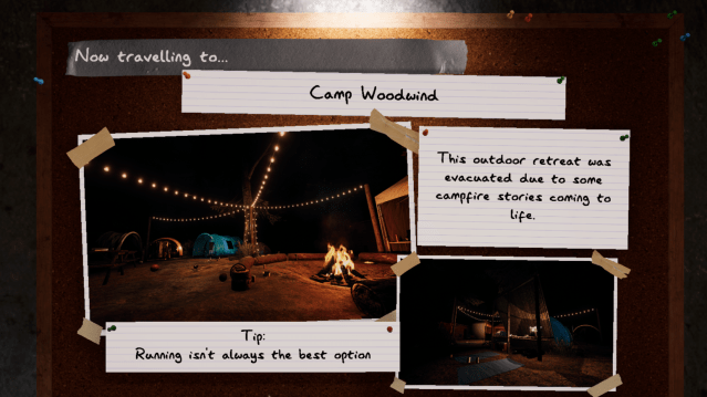 A description of Camp Woodwind map.