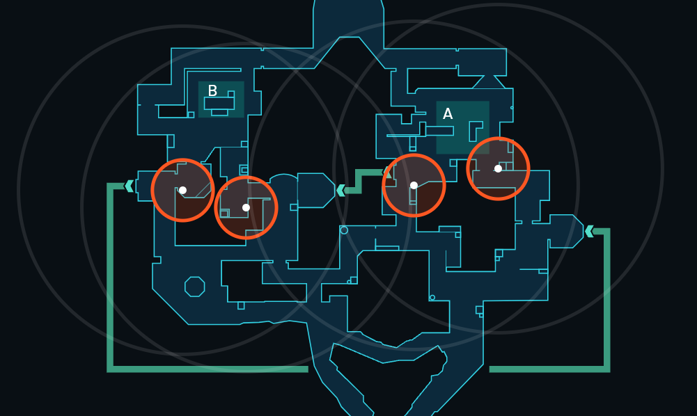 Chamber Trademark spots on Bind defense in VALORANT