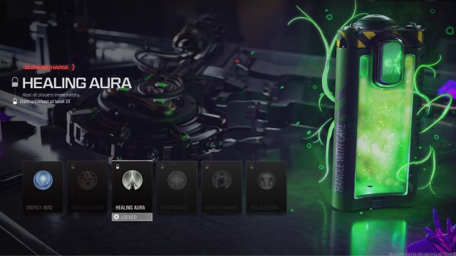 healing aura field upgrade in mw3