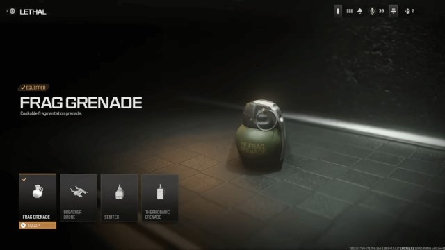 Frag Grenade in MW3