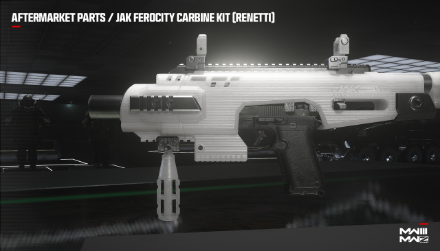 A screenshot of the JAK Ferocity Carbine Kit (Renetti).