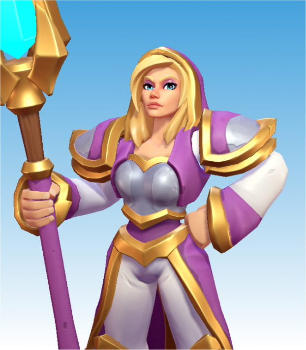 Jaina Proudmoore from the Warcraft franchise.