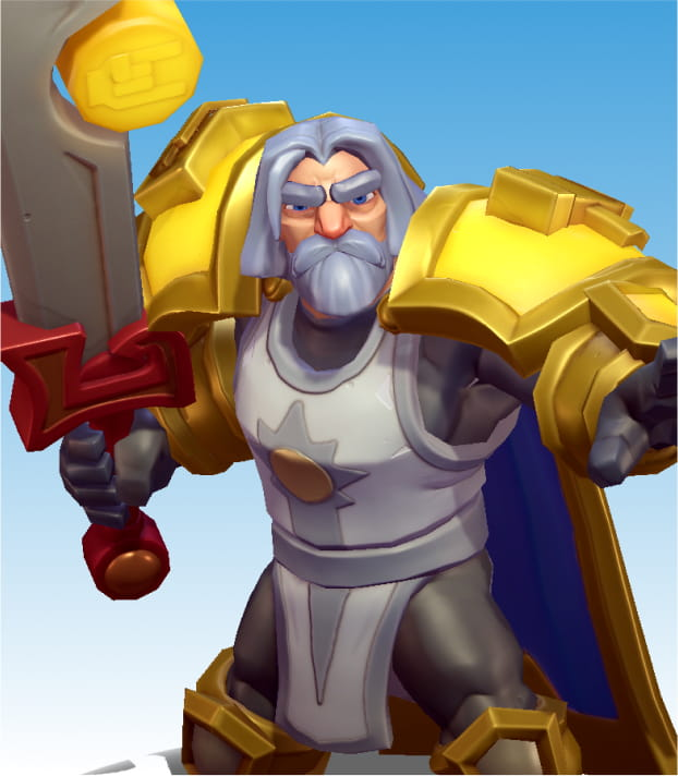 Tirion Fordring from the Warcraft franchise.