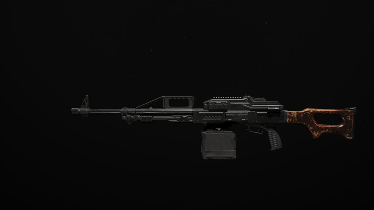 The Pulemyot Light Machine Gun from Call of Duty: MW3.