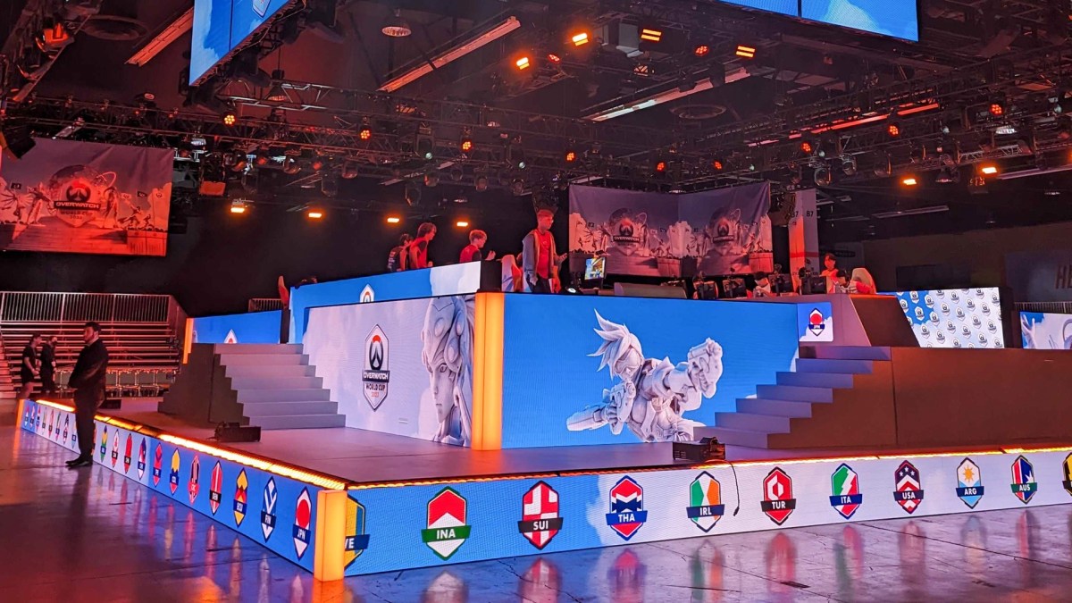 Overwatch World Cup 2023 live photo from Anaheim at BlizzCon