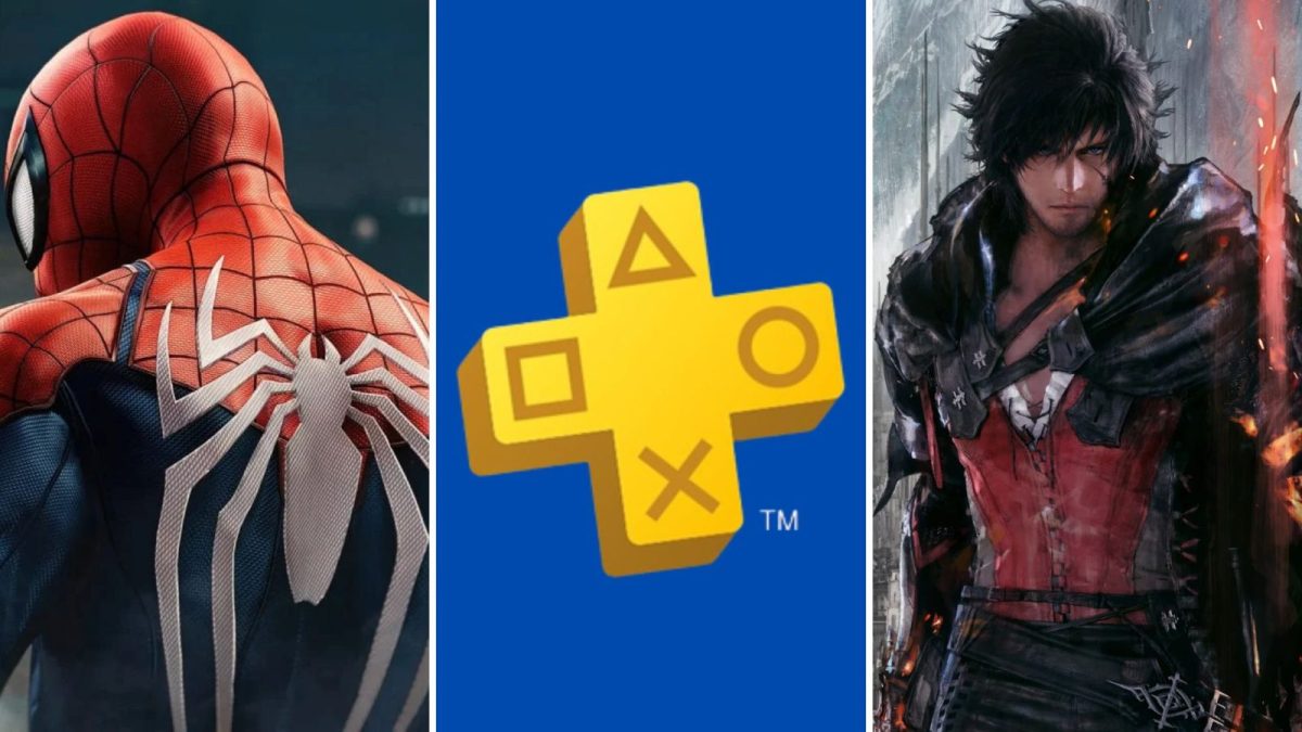 spider-man, clive in final fantasy 16, and ps plus symbol