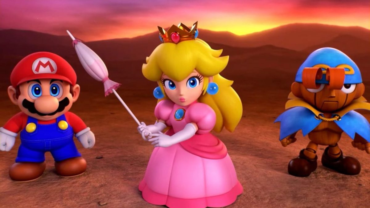 mario, peach, and geno in super mario rpg