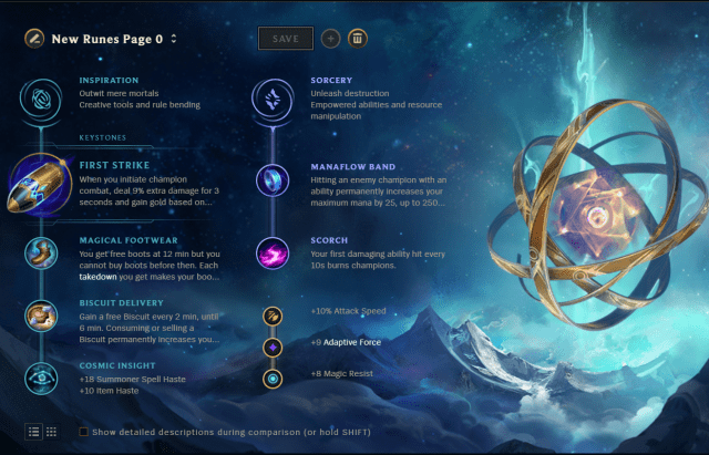 Syndra rune setup