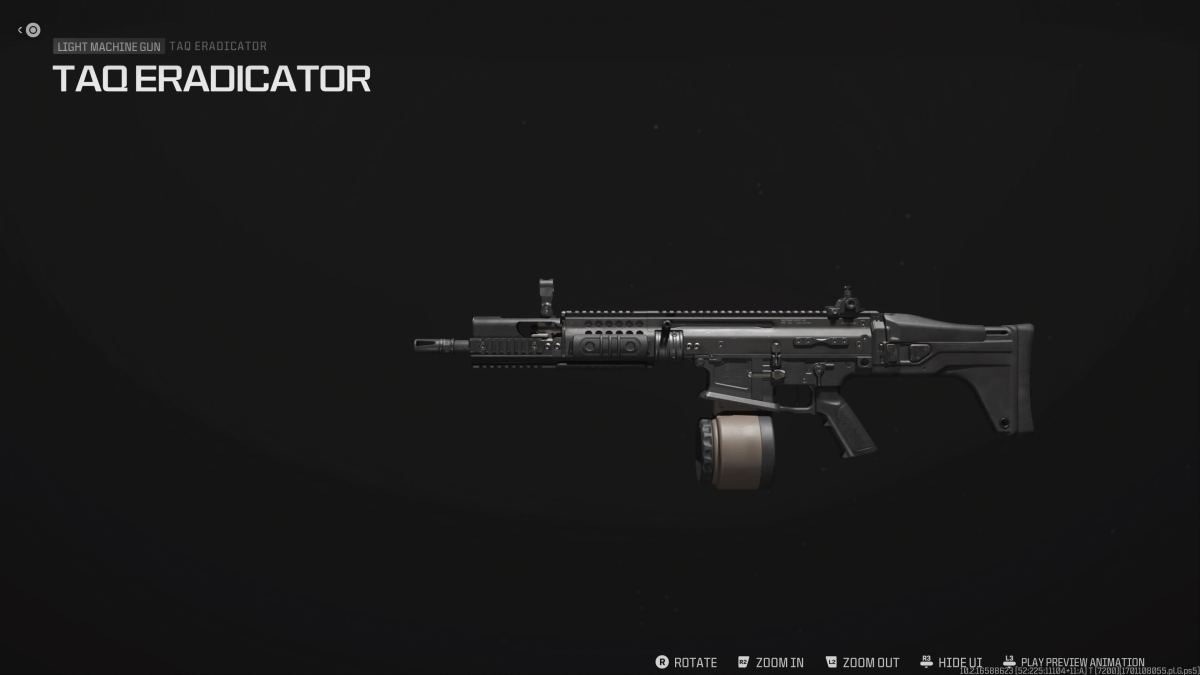 The TAQ Eradicator LMG in MW3.