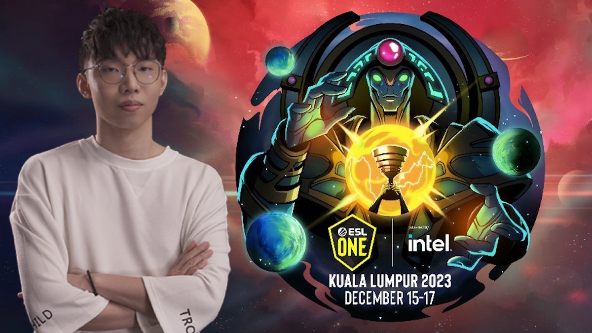 VtFaded and ESL One Kuala Lumpuer 2023 banner