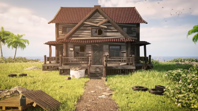 Image of a run down house in House Flipper 2.