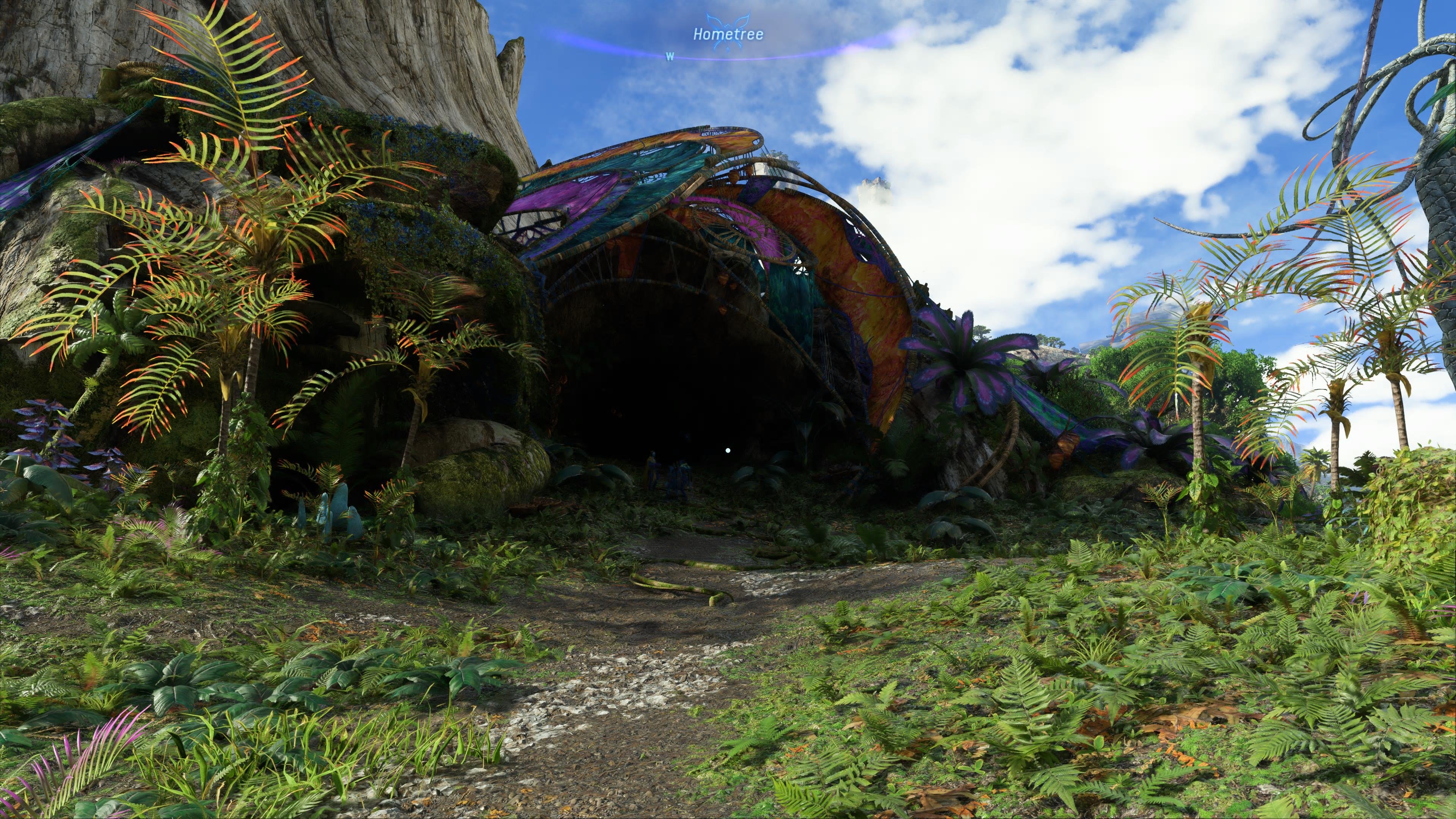 An in game screenshot of Hometree from Avatar: Frontiers of Pandora