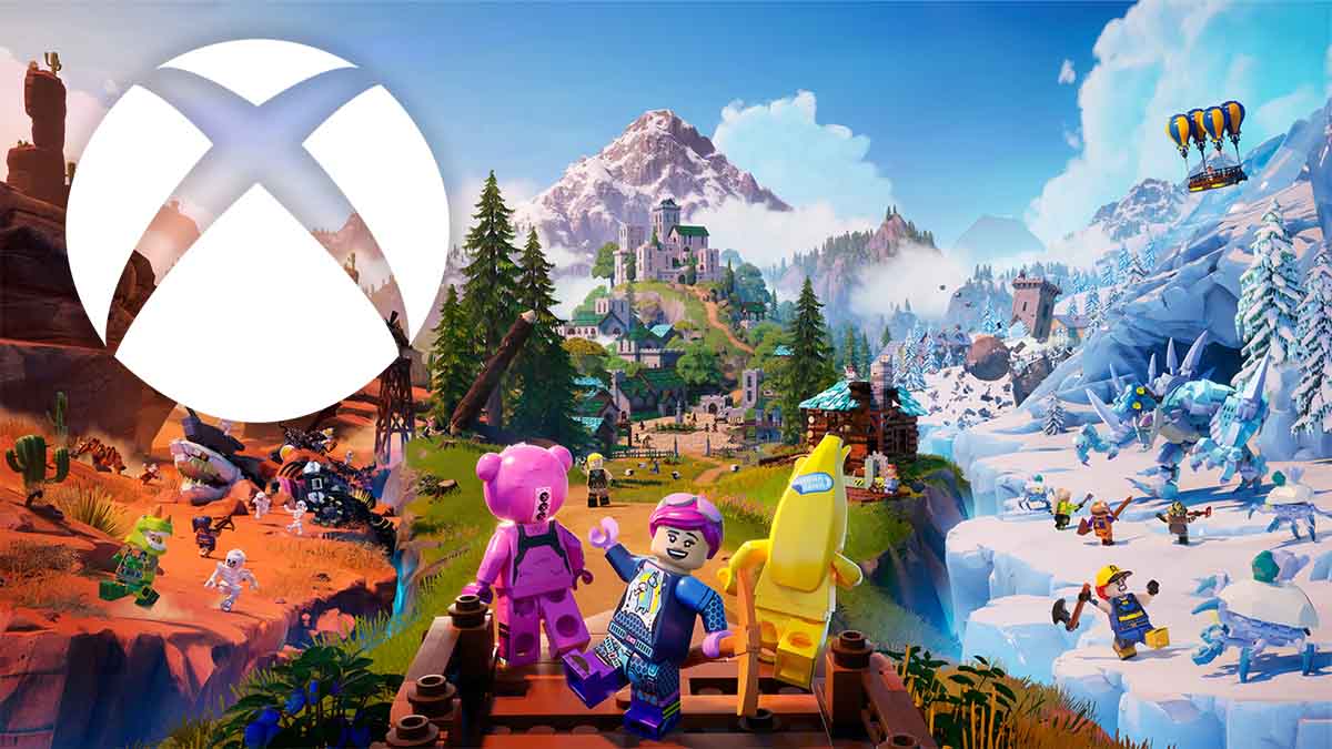 LEGO Fortnite with Xbox logo