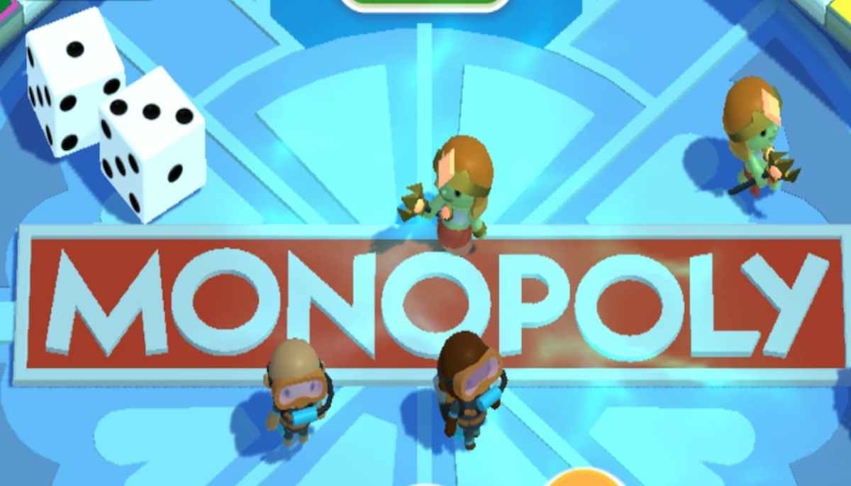 Dice on the Monopoly GO! mobile game