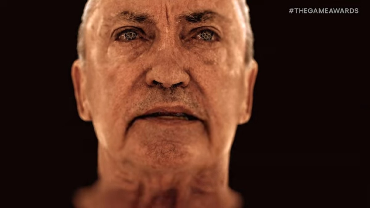 OD The Game Awards trailer close up of actor Udo Kier