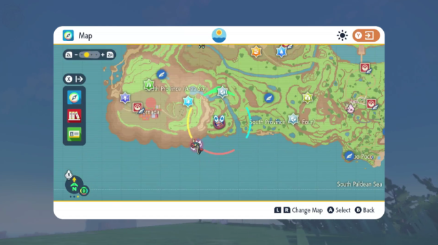 Ho-Oh's location in Pokémon Scarlet and Violet