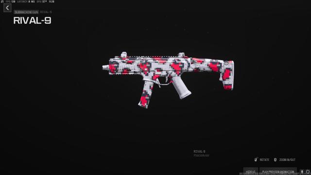 Rival 9 (SMG) — Cartilage camo in MW3