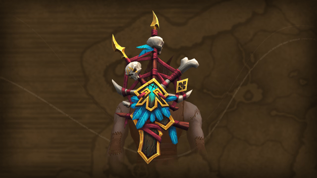 WoW character wearing Witch Doctor’s Fetish Frame