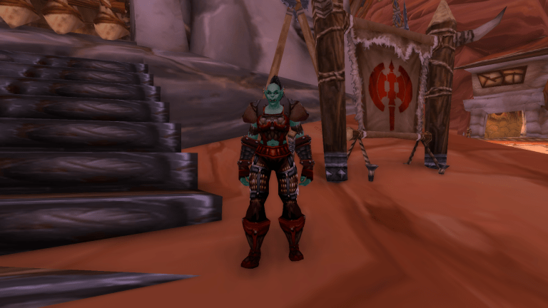 Image of an Orcish vendor in WoW SoD.