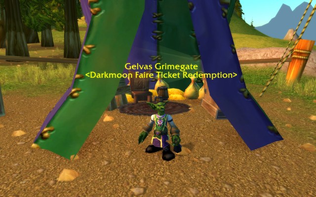 Gelvas Grimgate NPC at the Darkmoon Faire