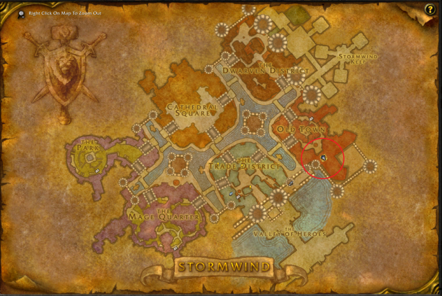 Location of Alliance PvP vendor