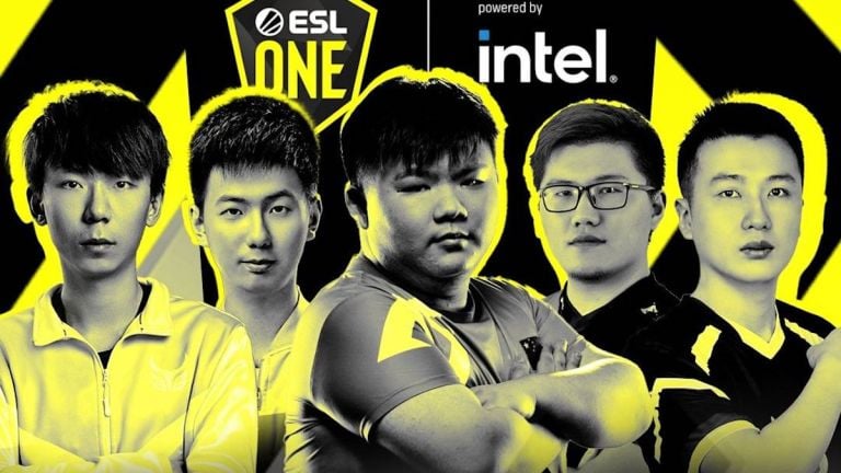 Azure Ray's Dota 2 roster for ESL One Kuala Lumpur.