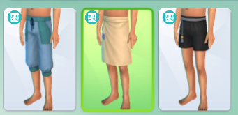 All bottoms in The Sims 4 For Rent.