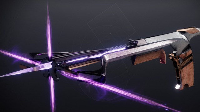 Buried Bloodline, a crossbow-like sidearm, from Destiny 2.