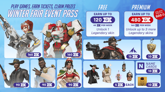 Winter fair pass in Overwatch 2.